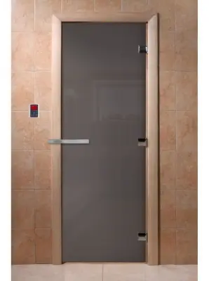 Дверь DoorWood "Графит" 2000*800 (Ольха 3п, 8мм) Дверь DoorWood "Графит" 2000*800 (Ольха 3п, 8мм)