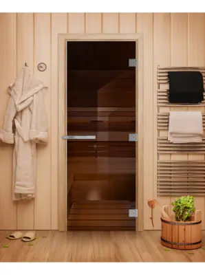 Дверь DoorWood "Эталон" Бронза 2000х800 стекло 10 мм