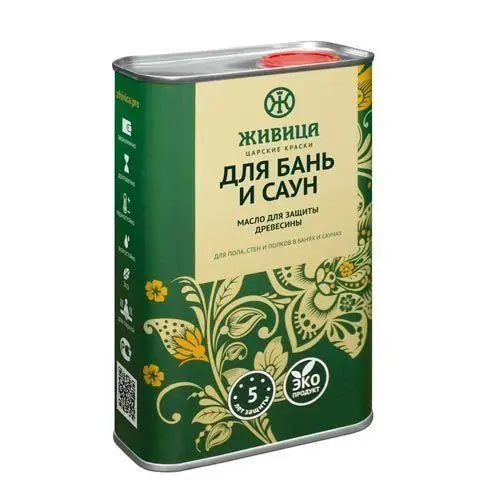 Масло по дереву для бань и саун "Живица" 2л Масло по дереву для бань и саун "Живица" 2л
