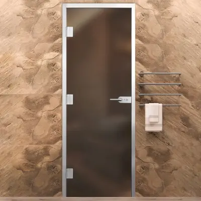 Дверь Хамам Элит 60G Бронза Matelux 2000*700 L, WC замок, без порога Дверь Хамам Элит 60G Бронза Matelux 2000*700 L, WC замок, без порога