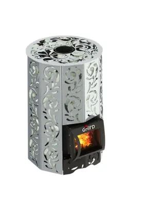 Фото Дровяная банная печь Grill'D Violet Steel Short в магазине Woodson Фото Дровяная банная печь Grill'D Violet Steel Short в магазине Woodson