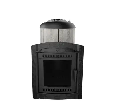 Фото Печь банная "Атмосфера L" в ламелях "Талькохлорит" наборный рисунок в магазине Woodson Фото Печь банная "Атмосфера L" в ламелях "Талькохлорит" наборный рисунок в магазине Woodson