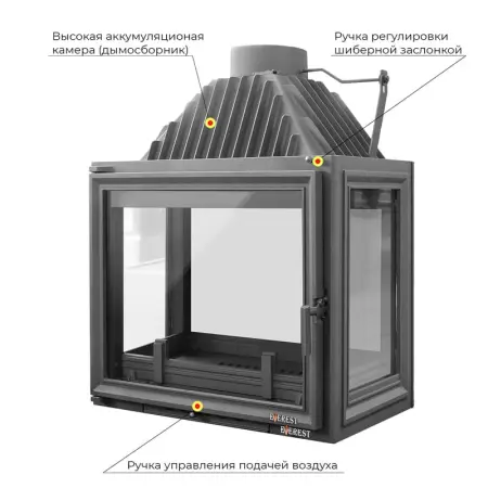 Каминная топка EVEREST A16 H