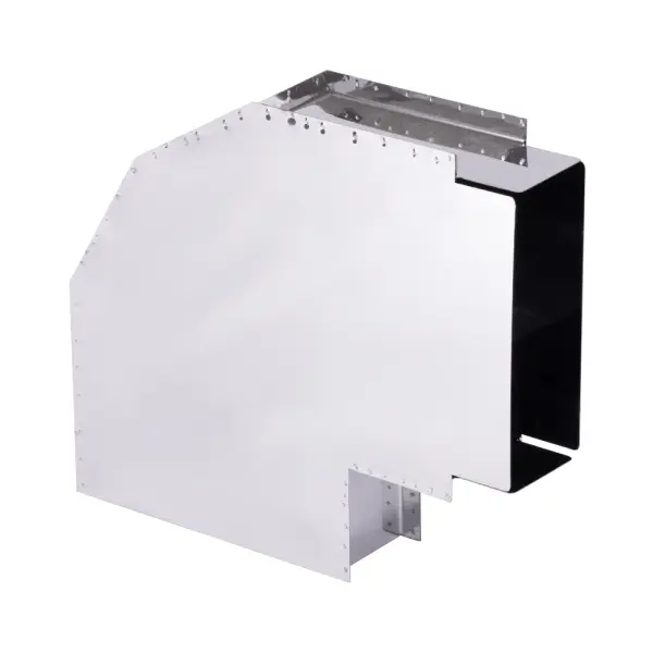 Угол КуБасту "Плоский" (горизонтальный) — 90 гр — нерж 0,5 мм