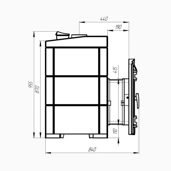 Фото Печь банная "Атмосфера L" в облицовке "Пироксенит ЭЛИТ" в магазине Woodson Фото Печь банная "Атмосфера L" в облицовке "Пироксенит ЭЛИТ" в магазине Woodson