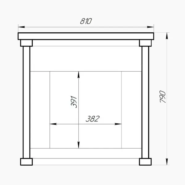 Фото Портал для печей "Атмосфера" (Талькохлорит) mini в магазине Woodson Фото Портал для печей "Атмосфера" (Талькохлорит) mini в магазине Woodson