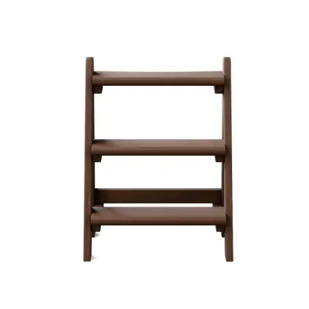 Лестница трехступенчатая темная сосна