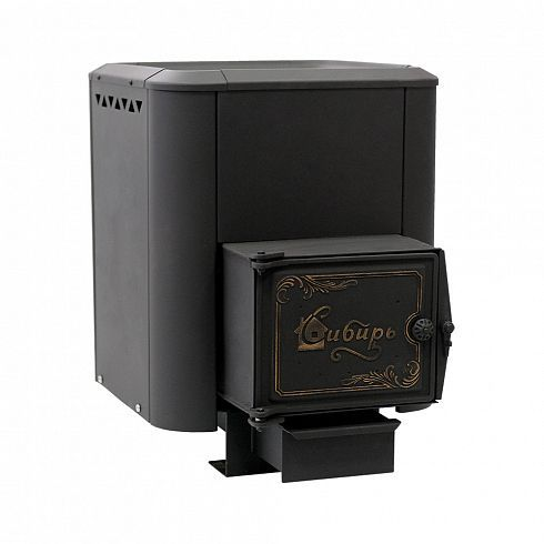 Фото Печь банная чугунная "Сибирь-15". Чугунная дверца с ВТК (Конвекционная) в магазине Woodson Фото Печь банная чугунная "Сибирь-15". Чугунная дверца с ВТК (Конвекционная) в магазине Woodson
