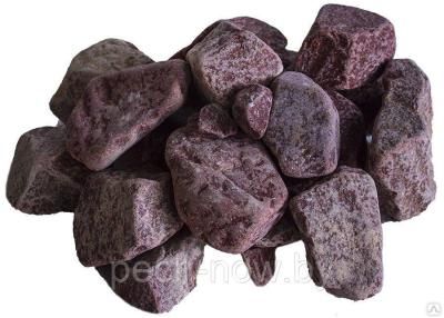 Камень Малиновый кварцит обвалованный 20кг Карелия (50-90) Камень Малиновый кварцит обвалованный 20кг Карелия (50-90)