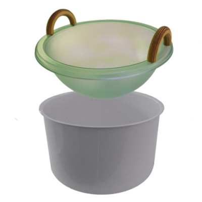 Освещающая шайка Cariitti IB320, с ручками