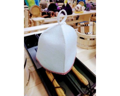 Шапка белая без вышивки в упаковке Ш-О Шапка белая без вышивки в упаковке Ш-О