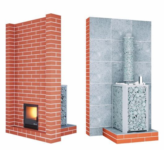 Фото Печь для бани Геленджик К с газовой горелкой САБК8-50 в магазине Woodson