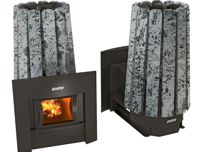 Фото Дровяная банная печь Grill'D Cometa Vega 180 Window Stone Pro (Серпентинит) в магазине Woodson Фото Дровяная банная печь Grill'D Cometa Vega 180 Window Stone Pro (Серпентинит) в магазине Woodson