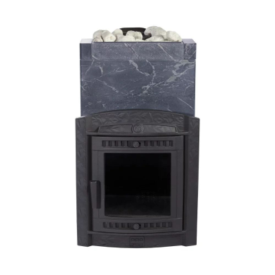 Фото Печь банная "Атмосфера XL" в облицовке "Талькохлорит" в магазине Woodson Фото Печь банная "Атмосфера XL" в облицовке "Талькохлорит" в магазине Woodson