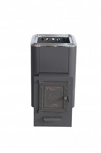 Фото Печь банная чугунная "Сибирь-24". Универсальная чугунная дверца (Конвекционная) в магазине Woodson Фото Печь банная чугунная "Сибирь-24". Универсальная чугунная дверца (Конвекционная) в магазине Woodson