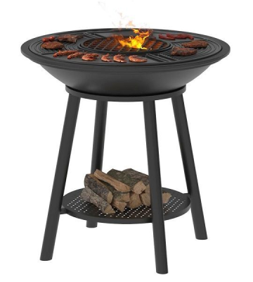 Чугунный "FANTASTIC GRILL" Везувий Ø 700 Престиж (чаша+подставка престиж+плита Gurman Ø700+крышка)