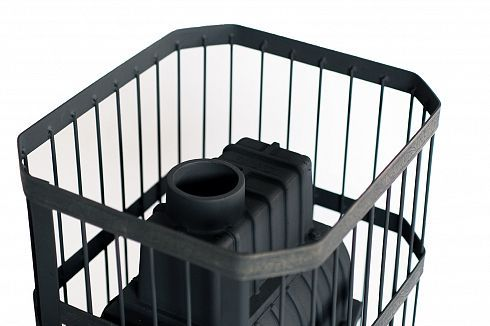 Фото Печь банная чугунная "Сибирь-22". Панорамная дверца (Сетка) в магазине Woodson Фото Печь банная чугунная "Сибирь-22". Панорамная дверца (Сетка) в магазине Woodson