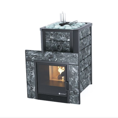 Фото Печь Изистим Ялта 15 - Камень пироксенит в магазине Woodson Фото Печь Изистим Ялта 15 - Камень пироксенит в магазине Woodson