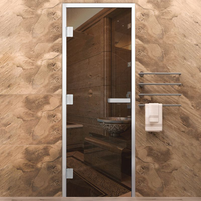 Дверь Хамам Элит бронза 2000*800, R