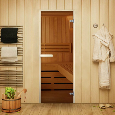 Дверь Сауна Элит Бронза 1900*700, L, осина/липа Дверь Сауна Элит Бронза 1900*700, L, осина/липа