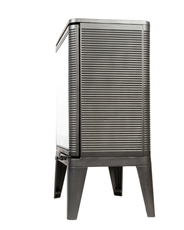 Фото Печь чугунная SOLO II стекло шелкография в магазине Woodson