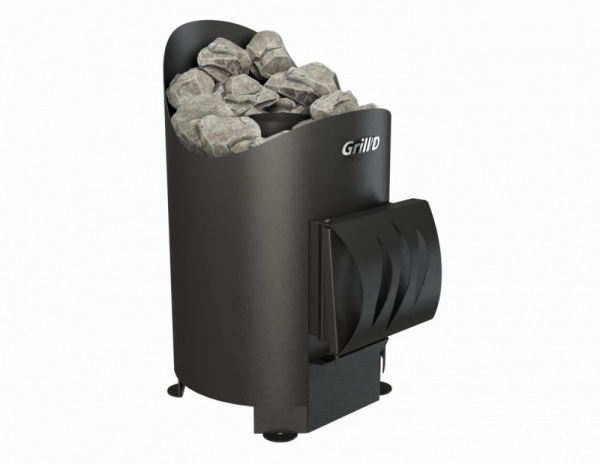 Фото Дровяная банная печь Grill'D Aurora Mini Short (дверца без стекла) в магазине Woodson Фото Дровяная банная печь Grill'D Aurora Mini Short (дверца без стекла) в магазине Woodson