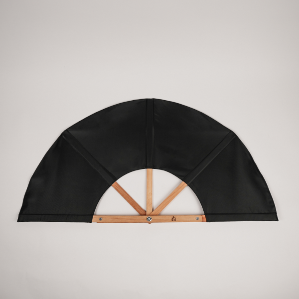 Веер для бани Левада, чёрный, большой