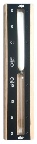 SG-1 BLACK Песочные часы 15мин белый песок SG-1 BLACK Песочные часы 15мин белый песок