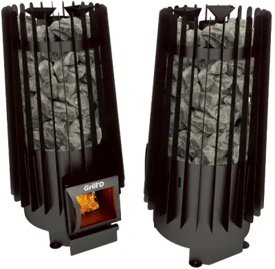 Фото Дровяная банная печь Grill'D Cometa Vega 180 Short Pro в магазине Woodson Фото Дровяная банная печь Grill'D Cometa Vega 180 Short Pro в магазине Woodson