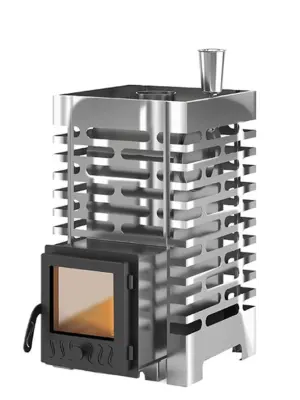Фото Печь для бани ASTON 16 INOX стекло в магазине Woodson